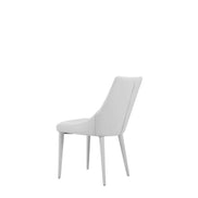 Lane Modern White Leatherette Dining Chair