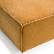 Gene - Modern Ochre Fabric Modular Corner Sectional Seat - image 3