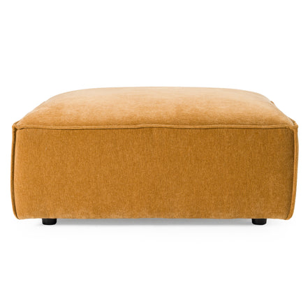 Gene - Modern Ochre Fabric Modular Ottoman - image 2