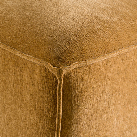 Gene - Modern Ochre Fabric Modular Ottoman - image 3