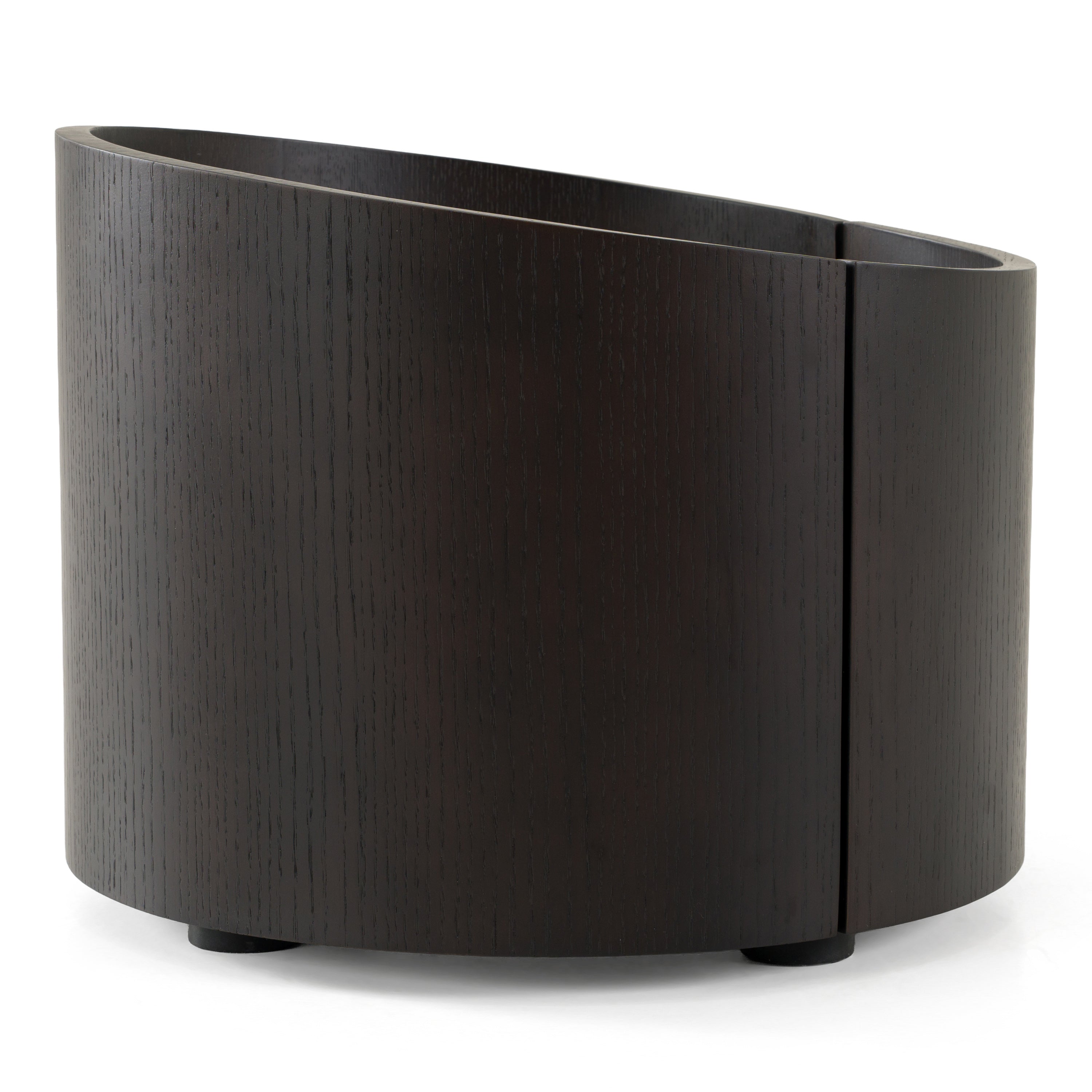 Geneva - Modern Brown Oak Nightstand - image 4