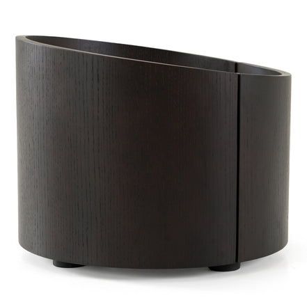 Geneva - Modern Brown Oak Nightstand - image 4