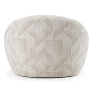 Gentle - Modern Beige Pattern Fabric Accent Chair - image 4