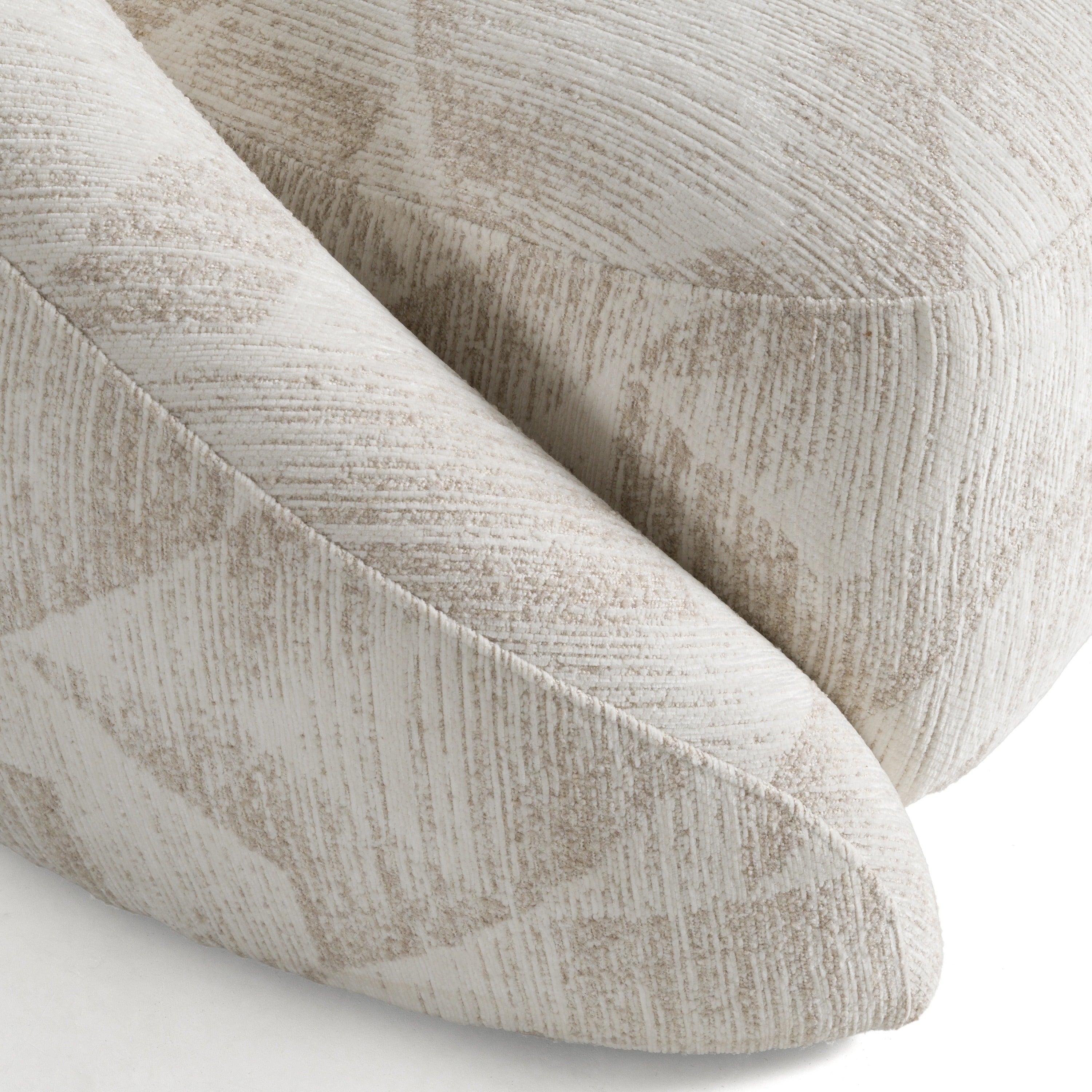 Gentle - Modern Beige Pattern Fabric Accent Chair - image 5