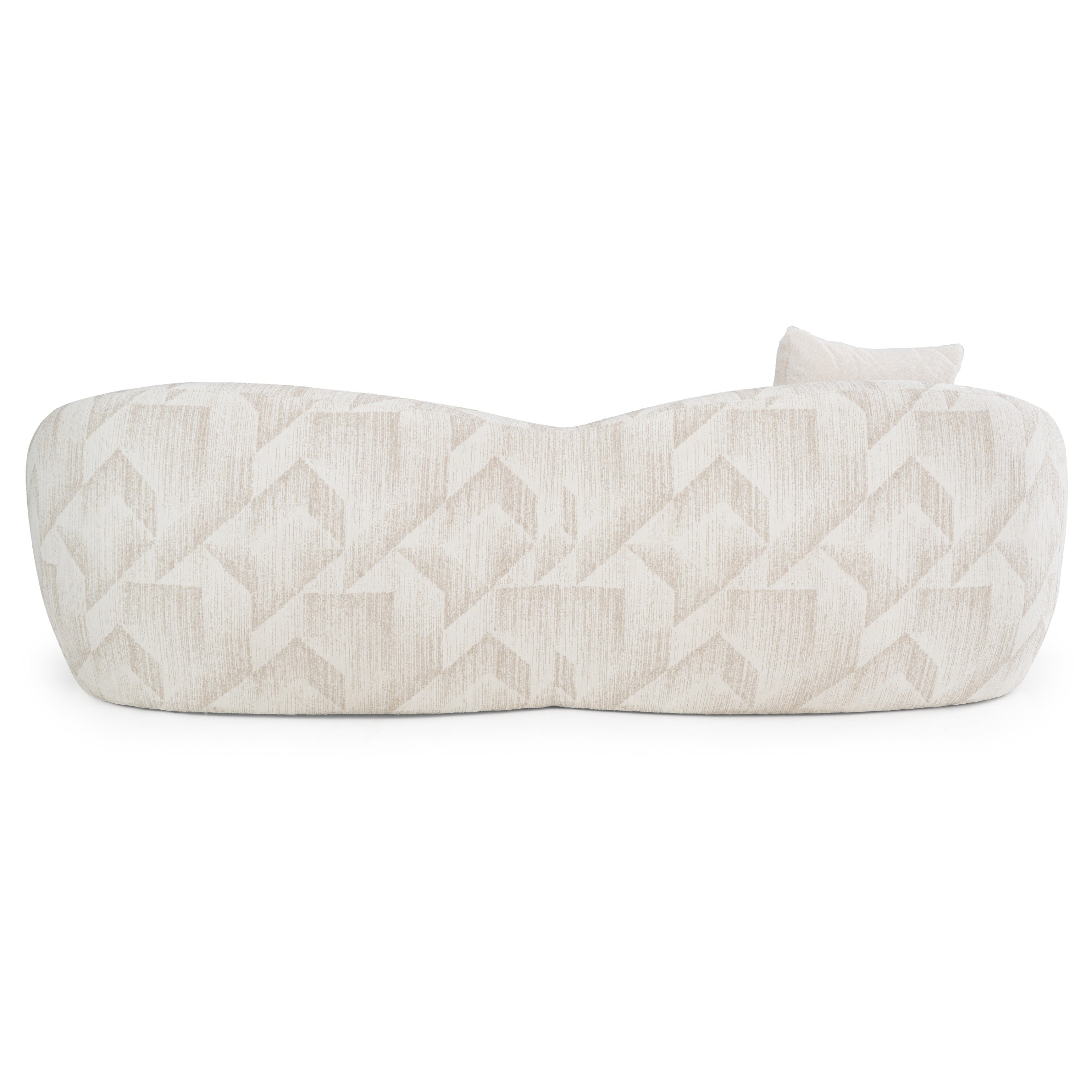 Gentle - Modern Beige Pattern Fabric Sofa - image 3