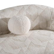 Gentle - Modern Beige Pattern Fabric Sofa - image 5