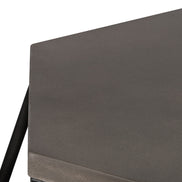 Tartan Modern Concrete & Metal End Table - image 3