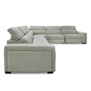 Gering - Modern Beige Fabric Sectional Sofa With 2 Power Recliners - image 5