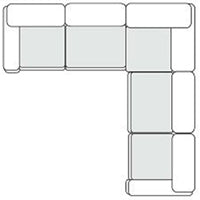 Garman - Modern Light Grey Modular Sectional Sofa-5-Piece Sectional - image 2