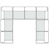 Garman - Modern Light Grey Modular Sectional Sofa-8-Piece Sectional - image 2