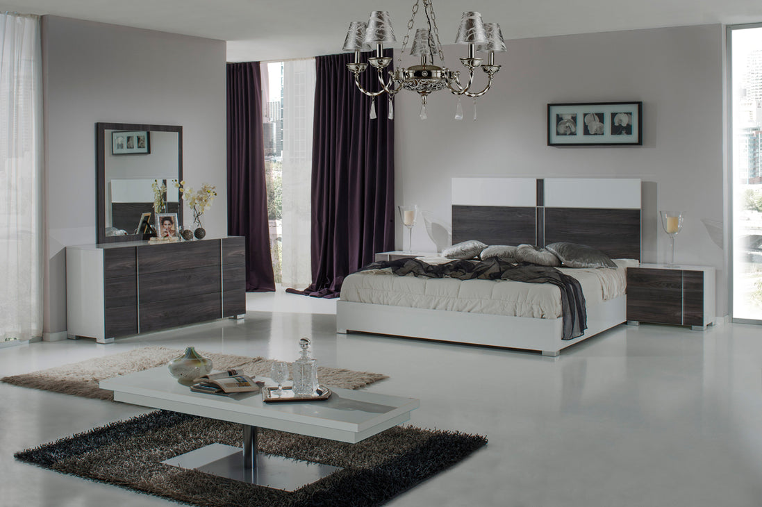 Corrado Italian Modern Grey Mirror