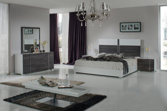 Corrado Italian Modern Grey Mirror