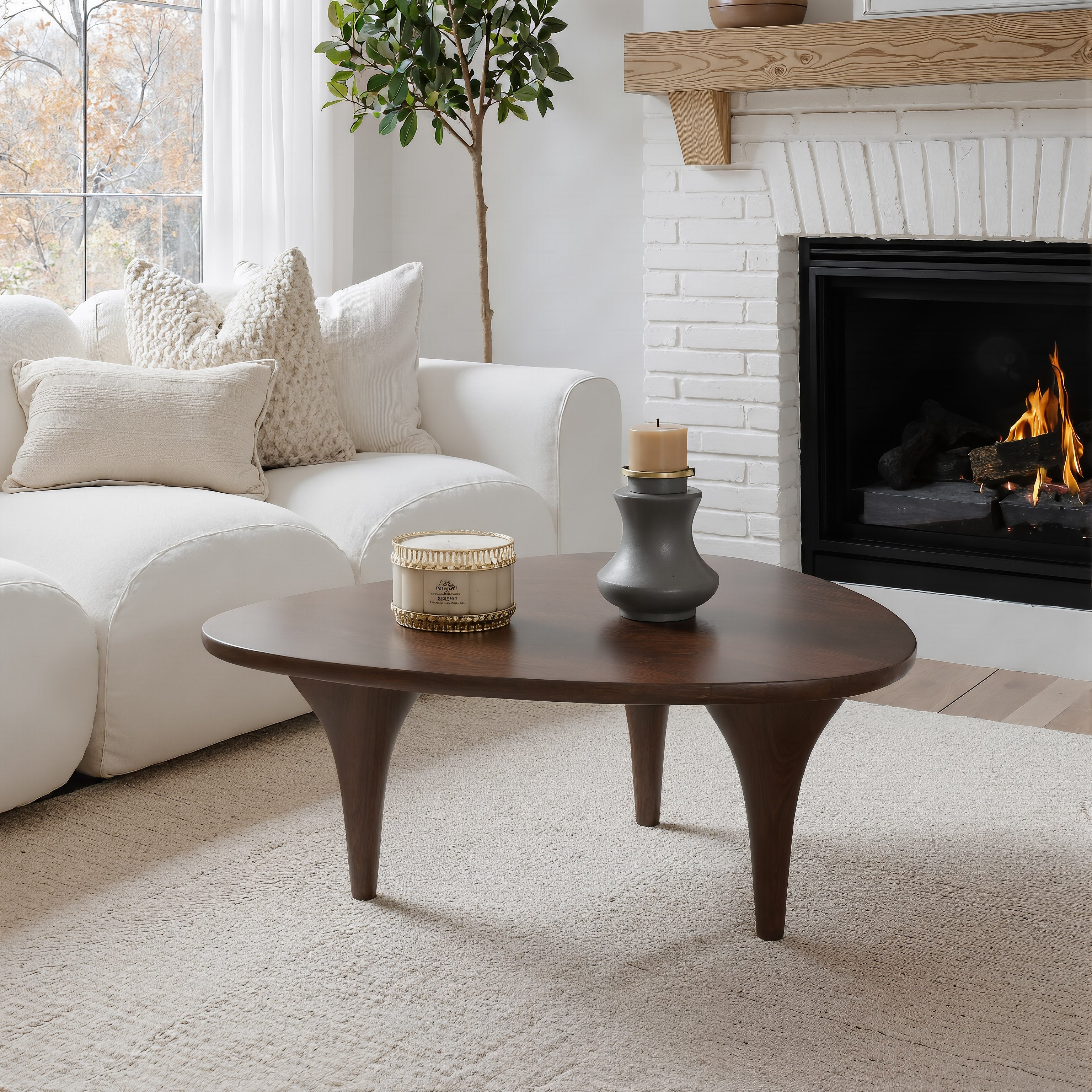 Spiker Coffee Table Walnut