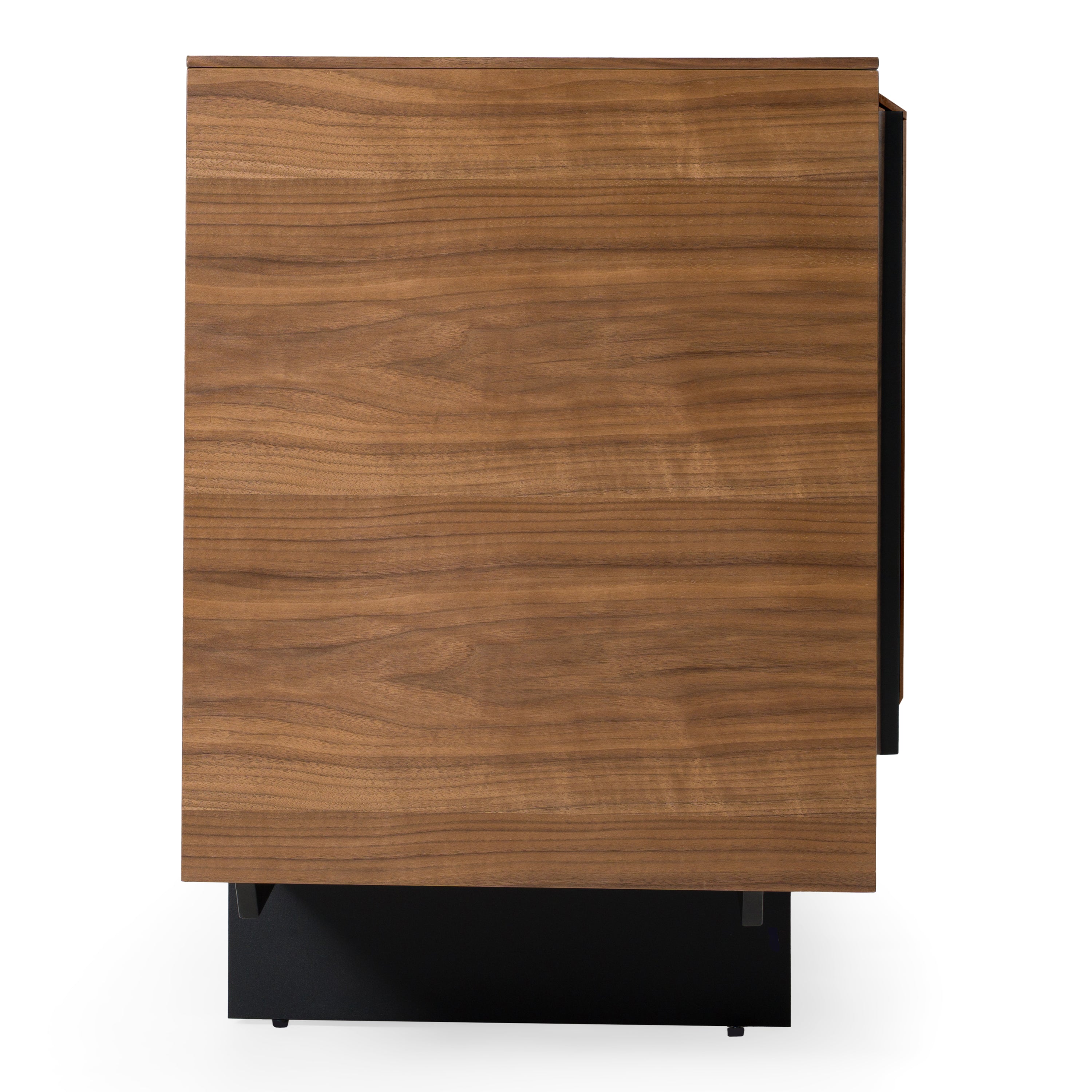 Glencoe - Modern Walnut & Grey Glass Buffet - image 3
