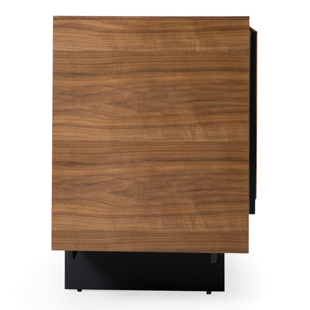 Glencoe - Modern Walnut & Grey Glass Buffet - image 3