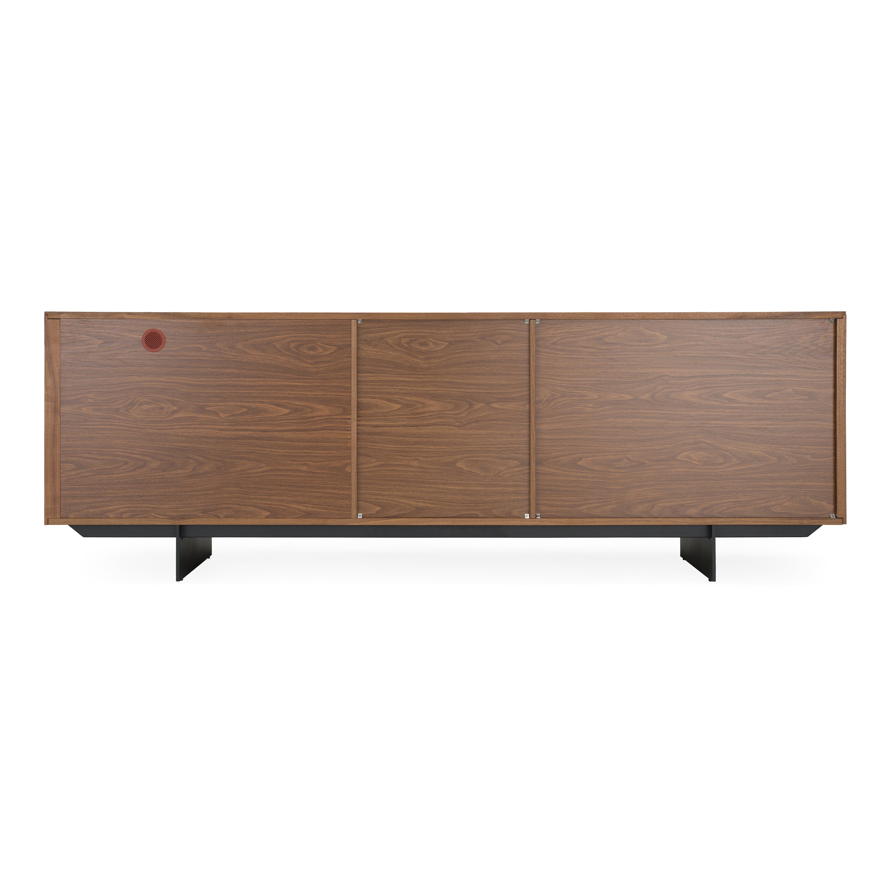 Glencoe - Modern Walnut & Grey Glass Buffet - image 4