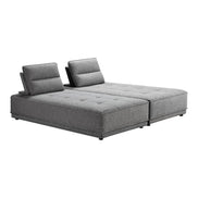 Glendale - Modern Grey Fabric Modular Sectional Sofa - image 2
