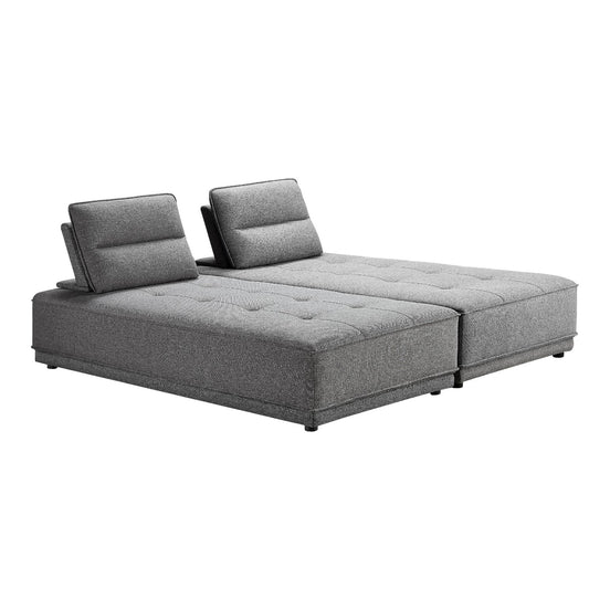 Glendale - Modern Grey Fabric Modular Sectional Sofa - image 2