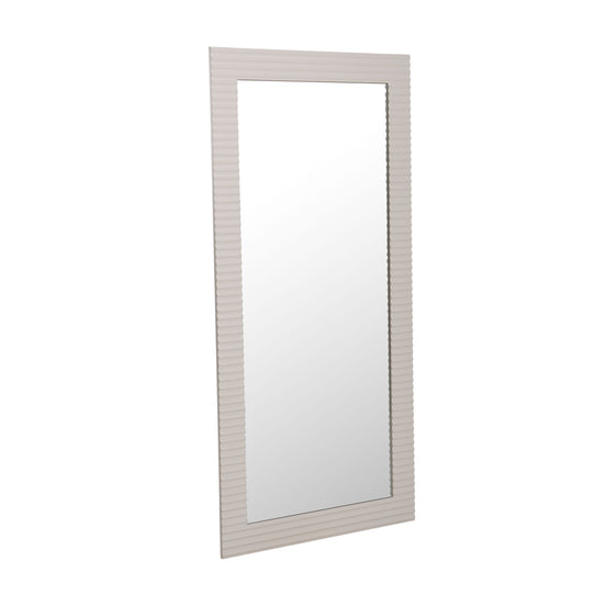 Glinda - Modern Beige Floor Mirror
