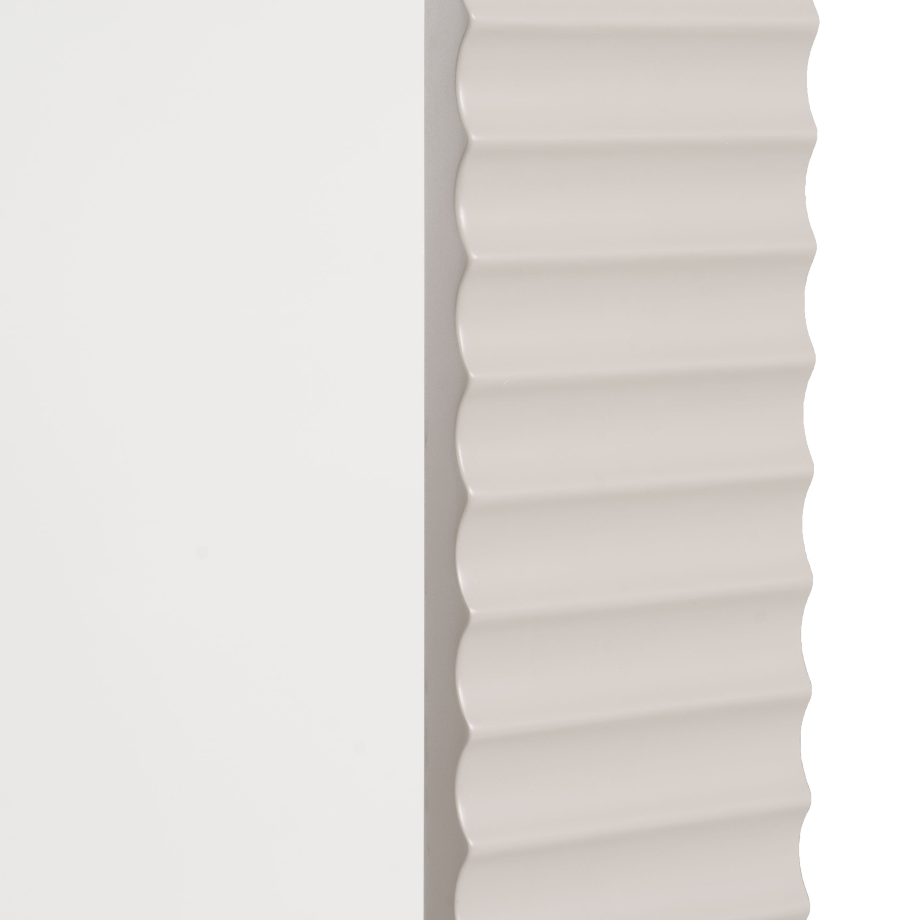Glinda - Modern Beige Floor Mirror - image 2