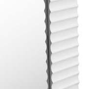 Glinda - Modern Pearl White Floor Mirror - image 3