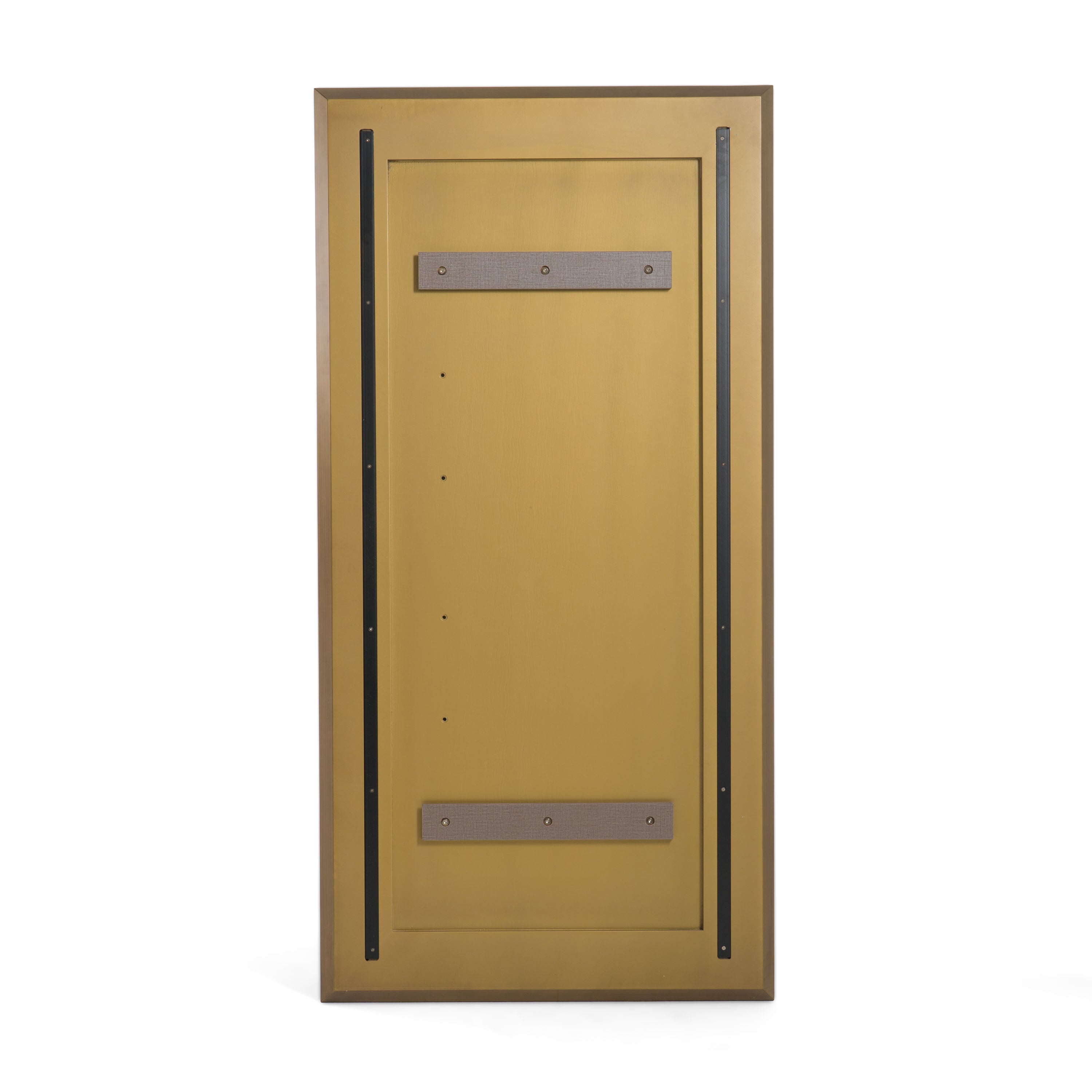 Glinda - Modern Brushed Brass Floor Mirror - image 3