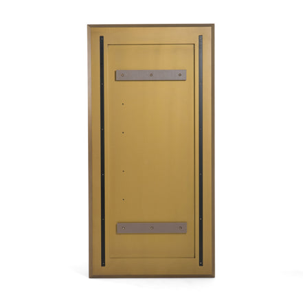 Glinda - Modern Brushed Brass Floor Mirror - image 3