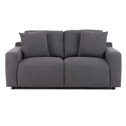 Gloria - Modern Grey Fabric Loveseat - image 5