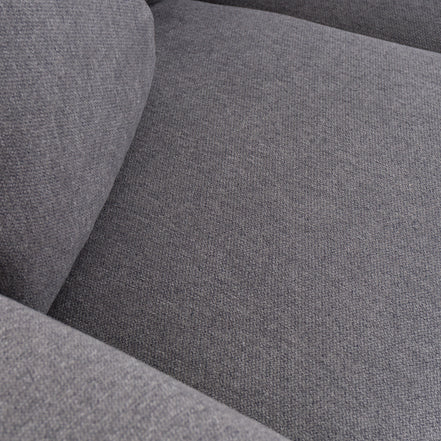 Gloria - Modern Grey Fabric Loveseat - image 3