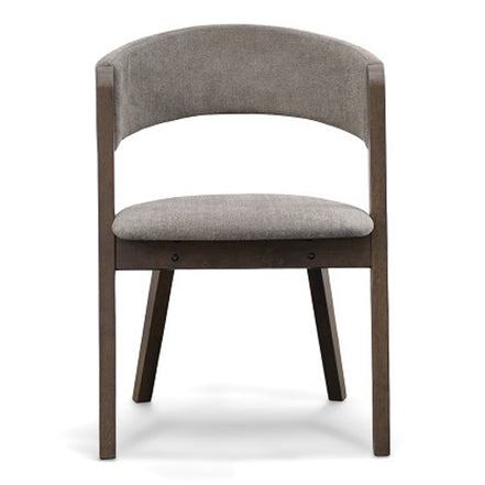 Grover - Modern Grey & Dark Wenge Dining Chair (Set of 2) - image 3