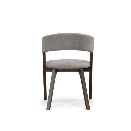 Grover - Modern Grey & Dark Wenge Dining Chair (Set of 2) - image 2