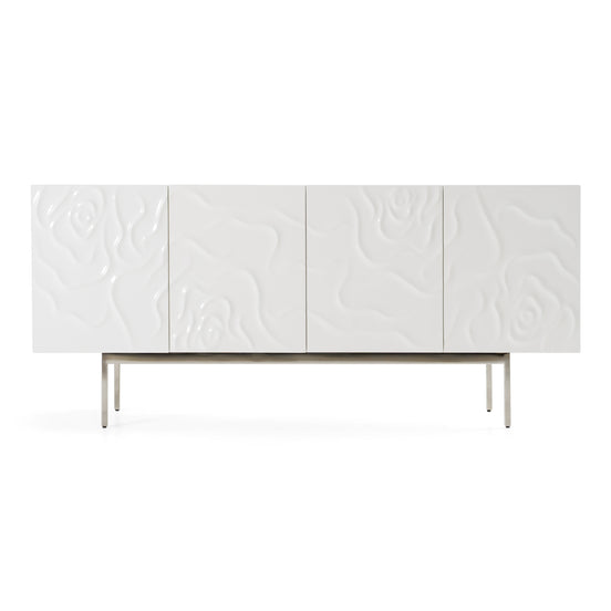 Gwen - Modern White High Gloss Buffet - image 2