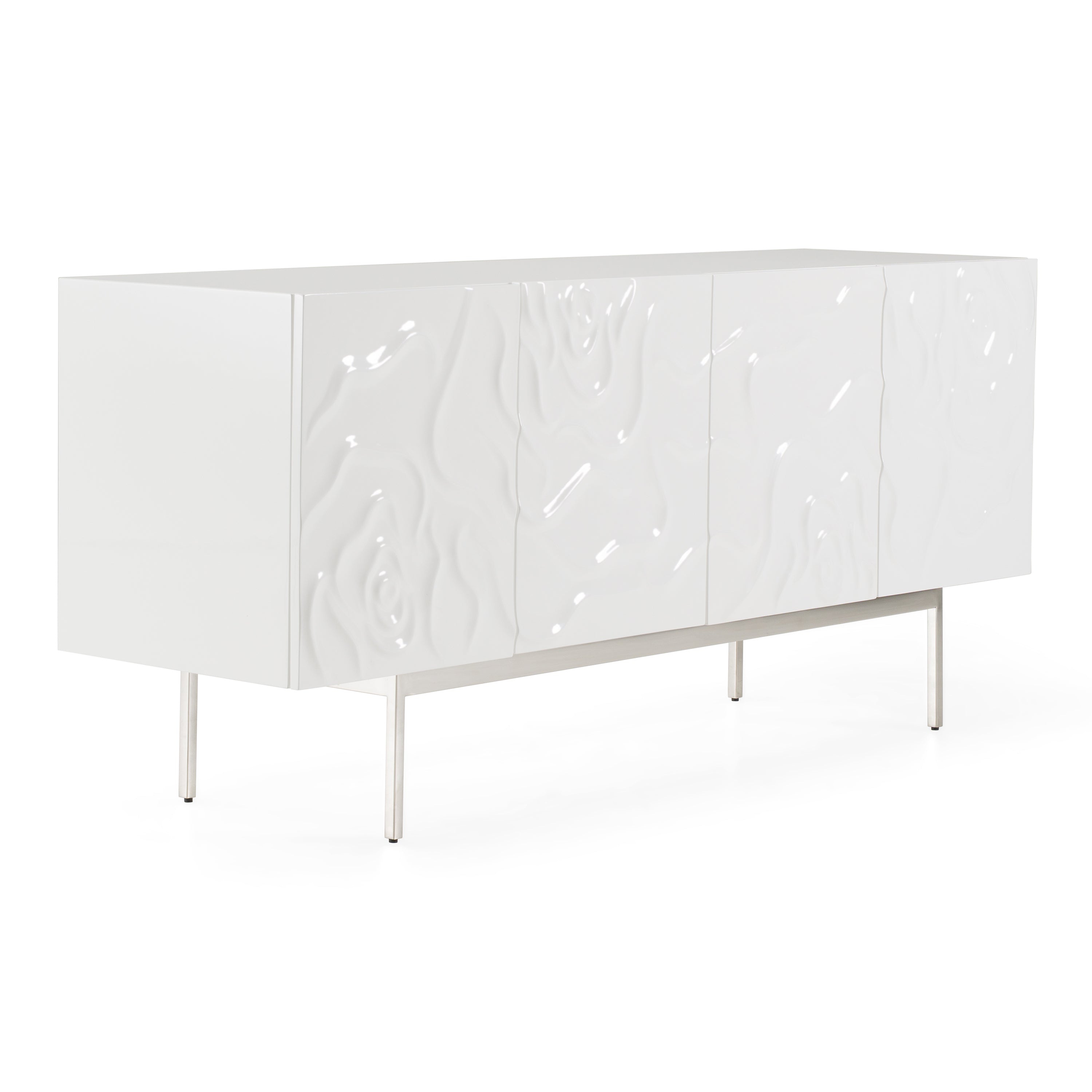 Gwen - Modern White High Gloss Buffet - image 3