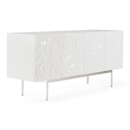 Gwen - Modern White High Gloss Buffet - image 3