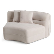 Nomad - Modern Off-White Fabric Curved Sectional Sofa - image 5