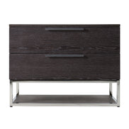 Helenora - Modern Grey Elm Nightstand