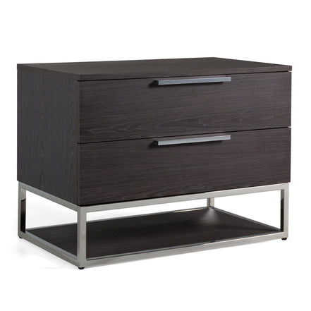 Helenora - Modern Grey Elm Nightstand - image 2