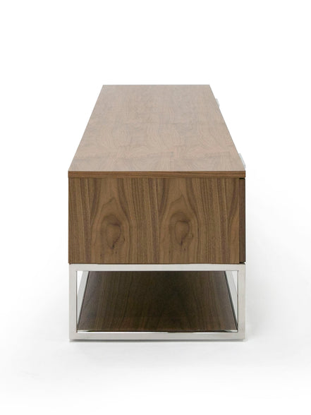 Heloise - Modern Walnut and Stainless Steel TV Stand - image 3