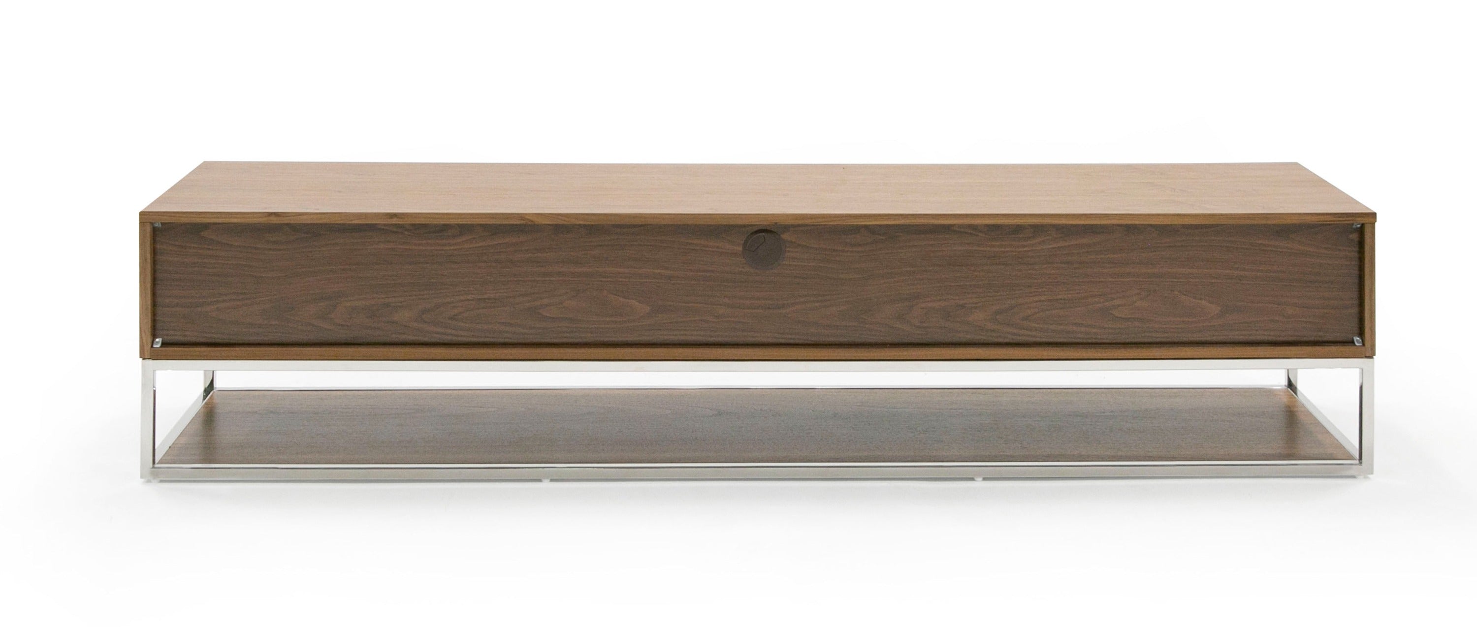 Heloise - Modern Walnut and Stainless Steel TV Stand - image 4