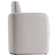 Hermosa - Modern White Fabric Dining Chair - image 3