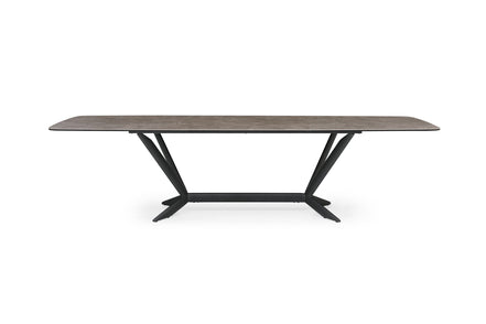 Herzog - Modern Grey Ceramic Dining Table - image 2