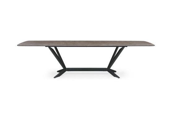 Herzog - Modern Grey Ceramic Dining Table - image 2
