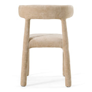 Homan - Modern Beige Velvet Dining Chair - image 3