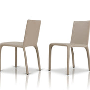 Hyla - Modern Leatherette Grey Chair (Set of 2) - image 5