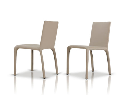 Hyla - Modern Leatherette Grey Chair (Set of 2) - image 5