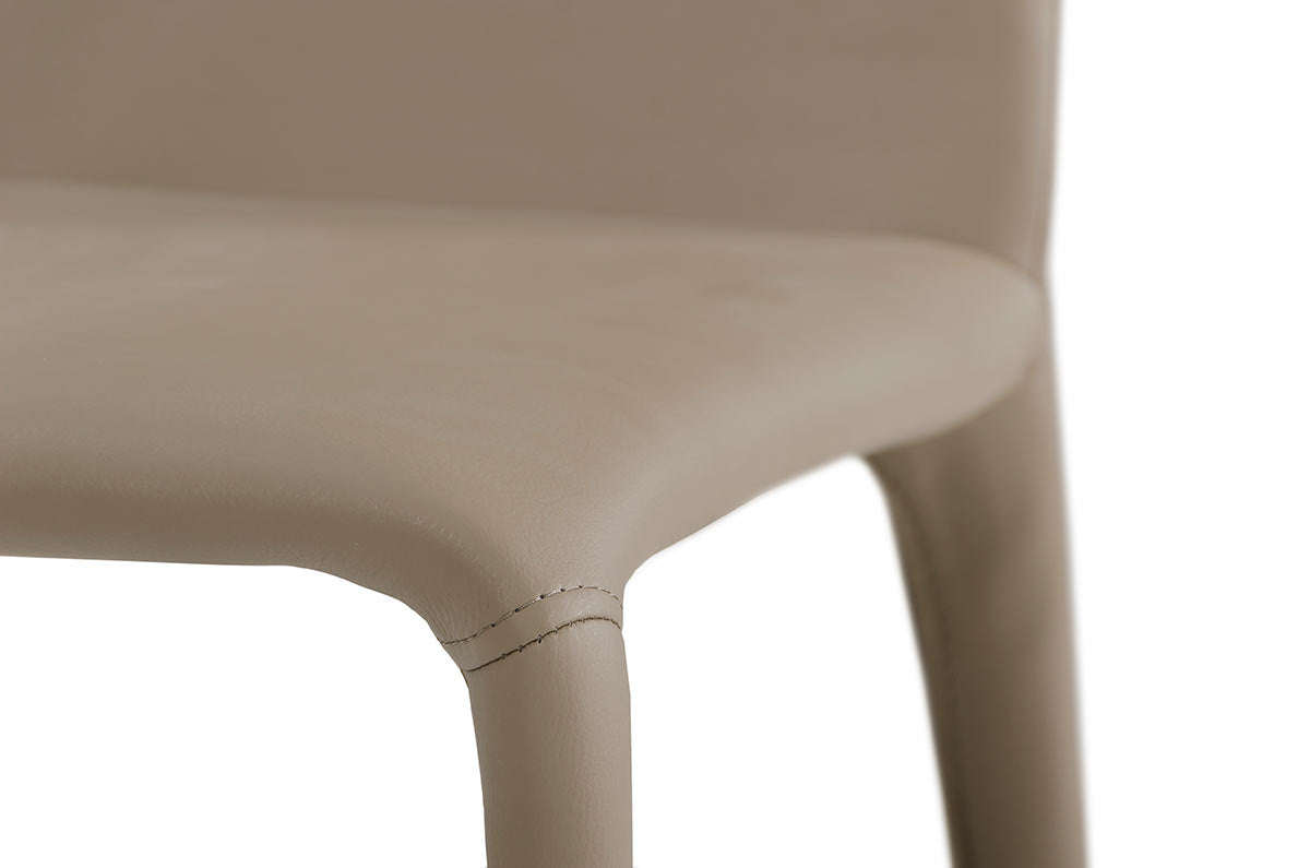 Hyla - Modern Leatherette Grey Chair (Set of 2) - image 3