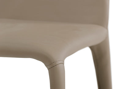 Hyla - Modern Leatherette Grey Chair (Set of 2) - image 3