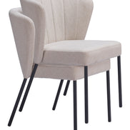 Aimee Dining Chair (Set of 2) Beige