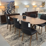 Utah - Modern Walnut Rectangular Dining Table - image 4