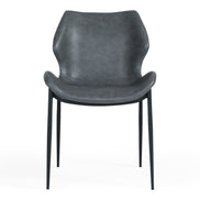 Instone - Industrial Dark Grey Eco-Leather Dining Chair (Set of 2) - image 5